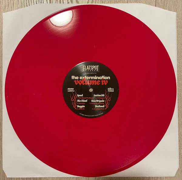 Various Extermination Vol.4 LP rød hardcore