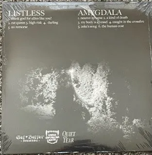Amygdala Listless split-LP rosa vinyl 100 ex