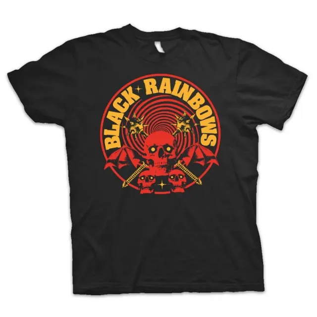Heavy Psych Sounds Black Rainbows #23 tshirt svart