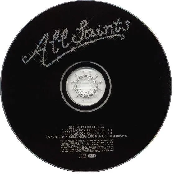 All Saints Saints & Sinners CD brukt R&B album