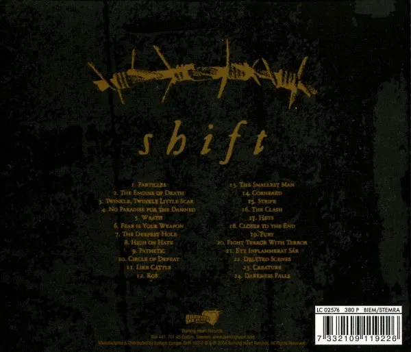 Nasum Shift CD brukt grindcore