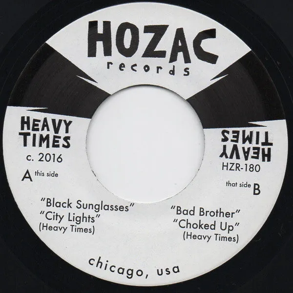 Heavy Times Black Sunglasses 7" EP vinyl brukt
