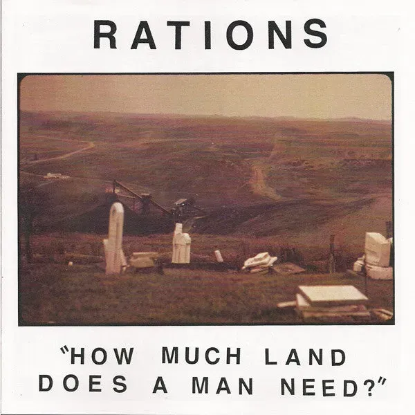 Rations How Much Land 7" vinyl brukt nummerert