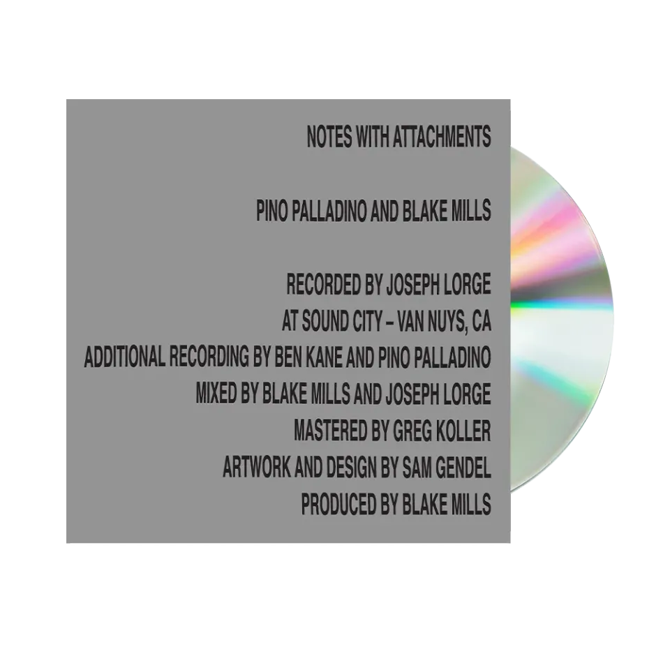 Pino Palladino Blake Mills Notes With Attachments CD
