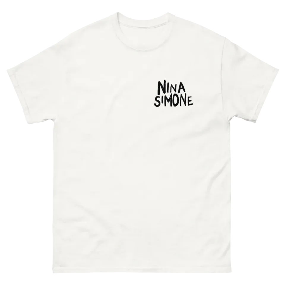Verve Nina Simone Mississippi Goddamn t-skjorte hvit