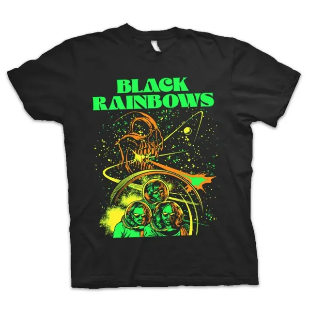 Heavy Psych Sounds Black Rainbows #24 tshirt svart