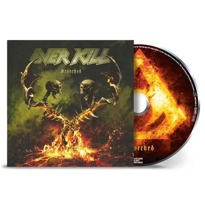 Overkill Scorched CD thrash metal 2023