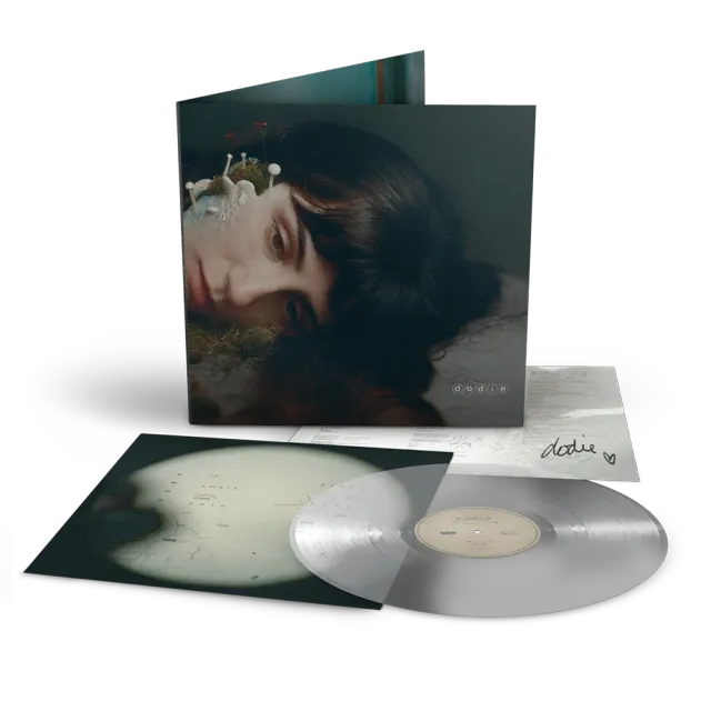 dodie Not For Lack Of Trying klar vinylplate signert tekstark