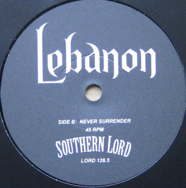 Lebanon Overdose/Overload 7" vinyl brukt hardcore