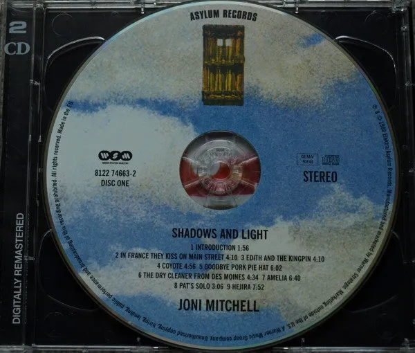 Joni Mitchell Shadows And Light 2xCD live brukt