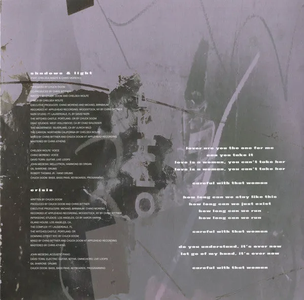 Saudade Shadows & Light 12" EP vinyl brukt LTD