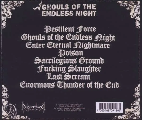 Bastard Priest Ghouls Of The Endless Night CD album brukt