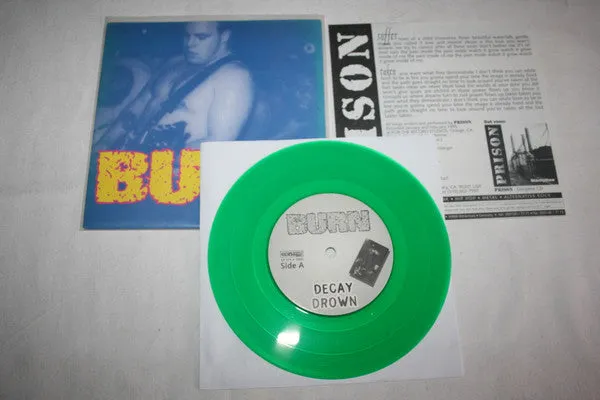 Burn Prison Split 7" grønn vinyl hardcore