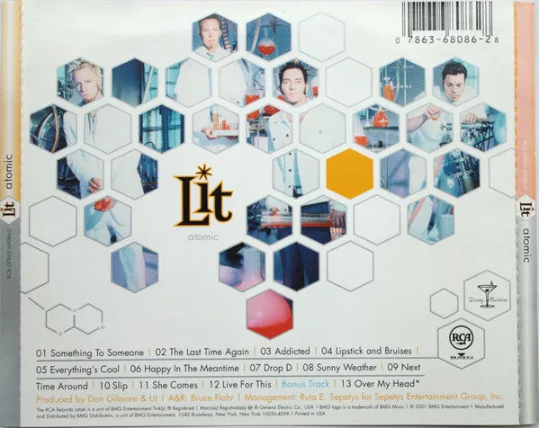 Lit Atomic CD brukt alternativ rock