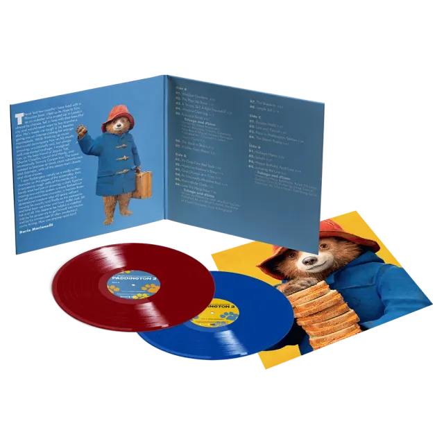 Verve Dario Marianelli Paddington 2 vinylplate blå rød 2LP