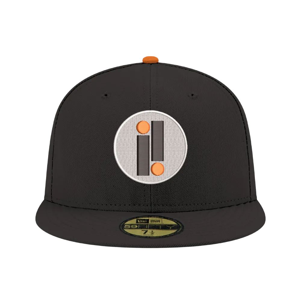 New Era Impulse 59FIFTY fitted caps svart brodert