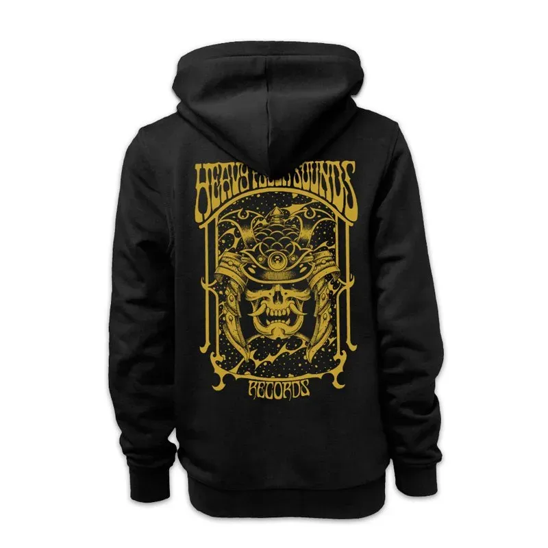 Heavy Psych Sounds #24 hoodie glidelås svart