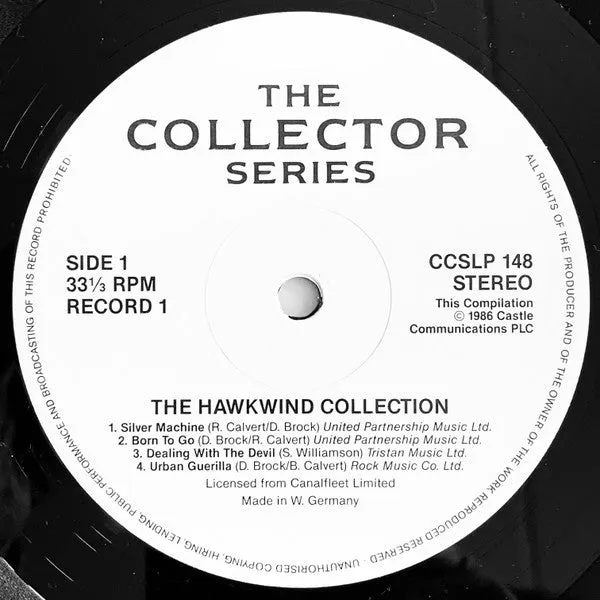 Hawkwind Collection 2xLP vinylplate space rock gatefold