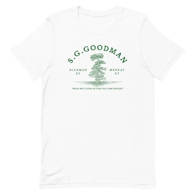 S.G. Goodman Old Time Feeling T-skjorte hvit bomull