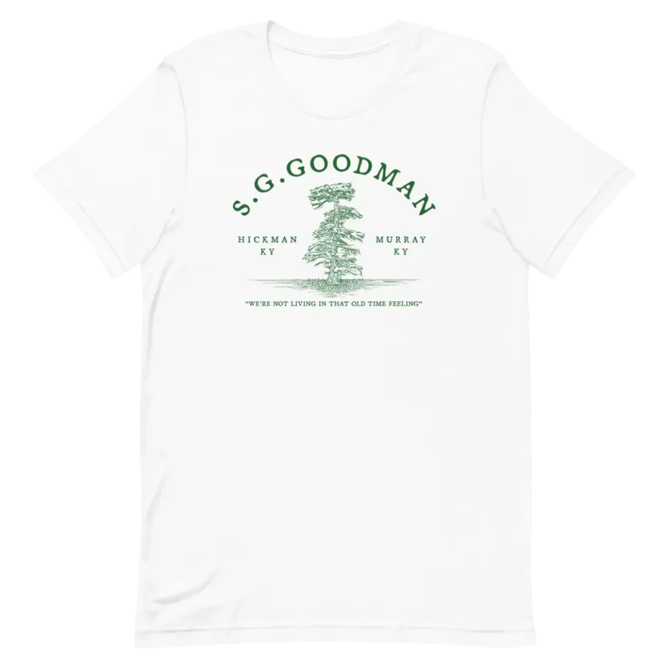 S.G. Goodman Old Time Feeling T-skjorte hvit bomull