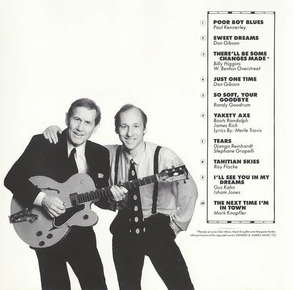 Chet Atkins Mark Knopfler Neck And Neck CD brukt country