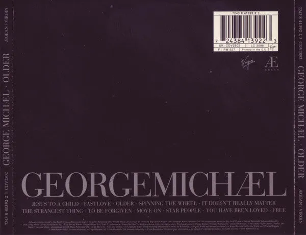 George Michael Older CD brukt ballade