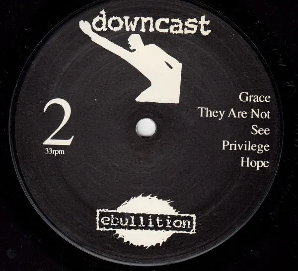 Downcast Downcast LP brukt hardcore førstepress 1991