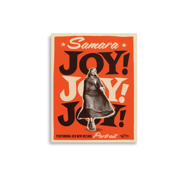 Verve Samara Joy poster 28x36 cm blank