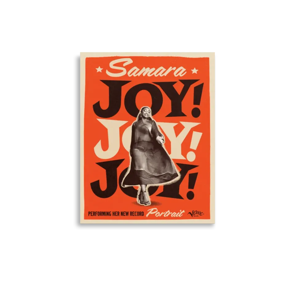 Verve Samara Joy poster 28x36 cm blank