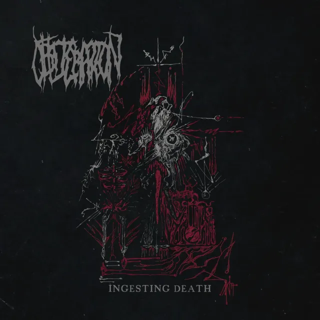 Obliteration Ingesting Death LP rød vinyl