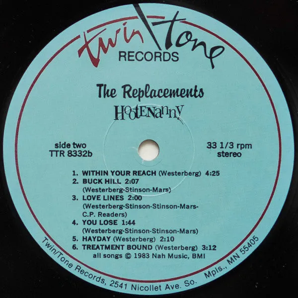 The Replacements Hootenanny vinyl LP Canada-press brukt