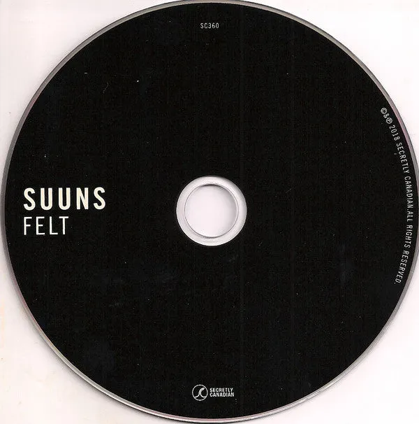 Suuns Felt CD brukt album 2018