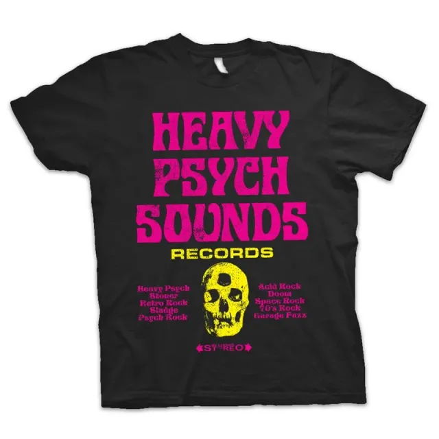 Heavy Psych Sounds #04 t-skjorte svart bomull