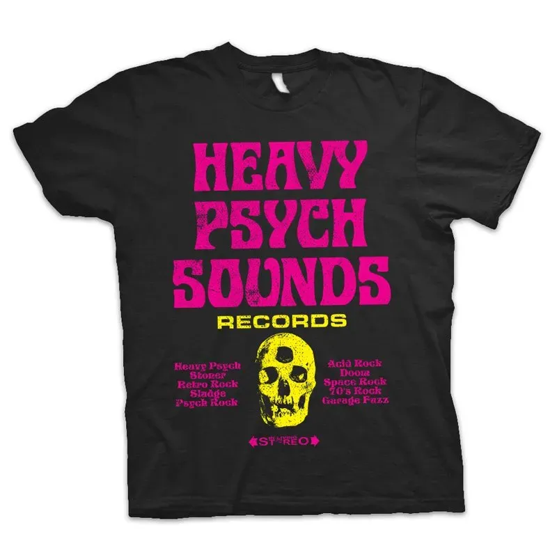 Heavy Psych Sounds #04 t-skjorte svart bomull