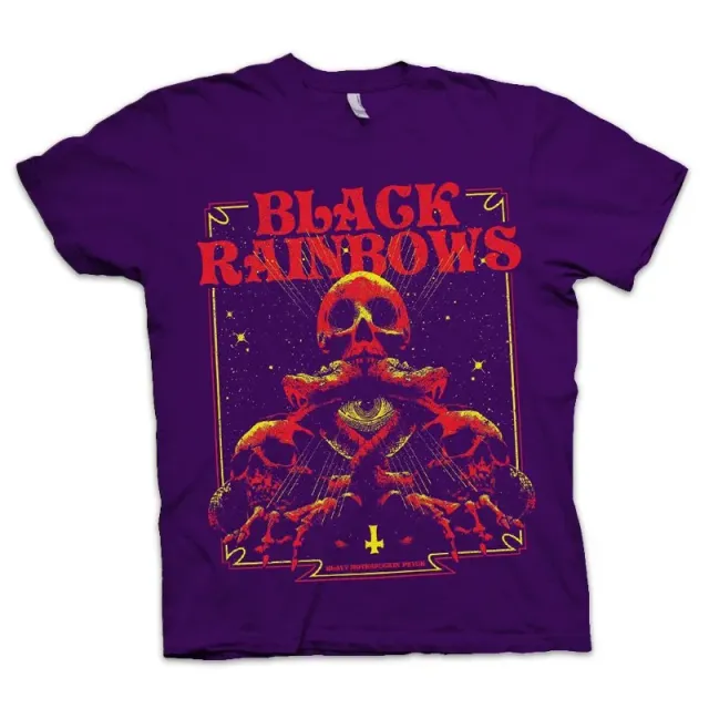 Heavy Psych Sounds Black Rainbows #08 t-skjorte lilla