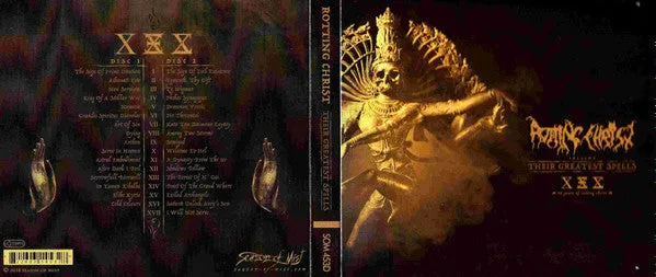 Rotting Christ Their Greatest Spells 2CD digipak brukt samling