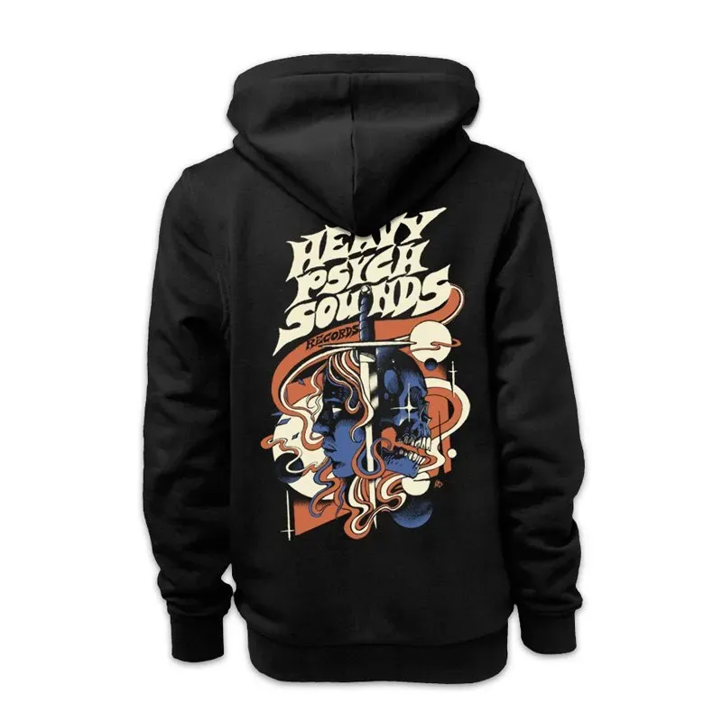 Heavy Psych Sounds #23 zip-hoodie svart fleece