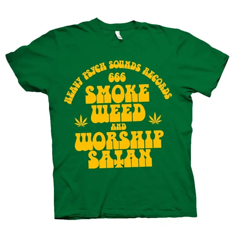 Heavy Psych Sounds #20 t-skjorte grønn/gul bomull