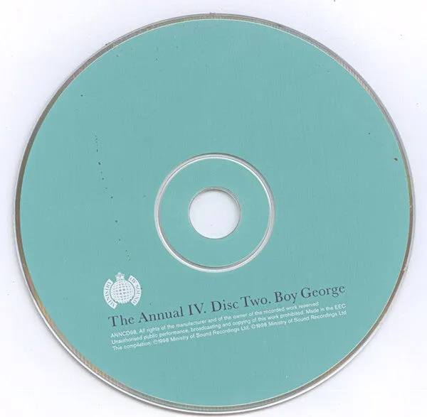 Judge Jules Boy George The Annual IV 2xCD brukt