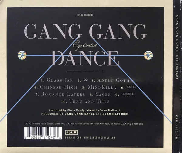 Gang Gang Dance Eye Contact CD brukt 2011