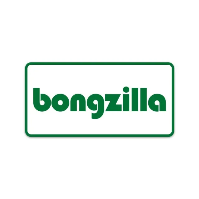 Bongzilla #01 patch hvit – brodert tøymerke