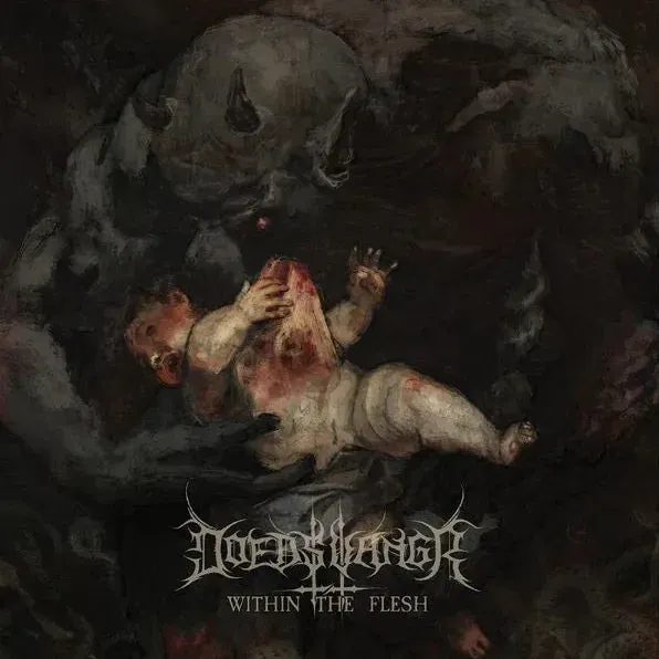 Doedsvangr Within the Flesh LP bone brown vinyl