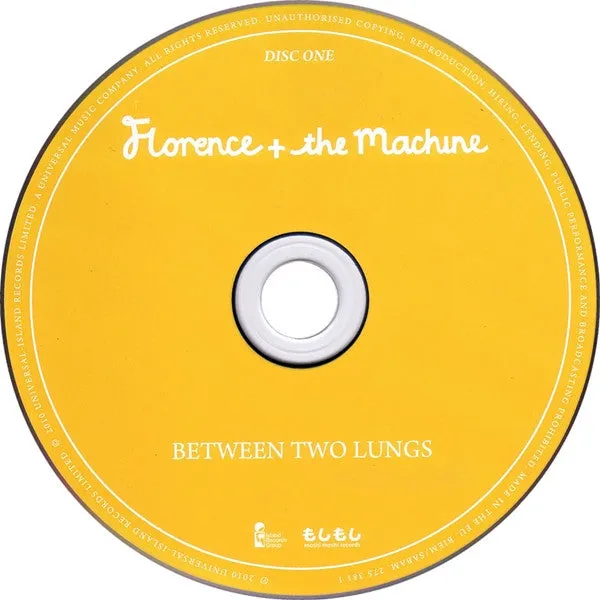 Florence + The Machine Between Two Lungs 2CD brukt deluxe