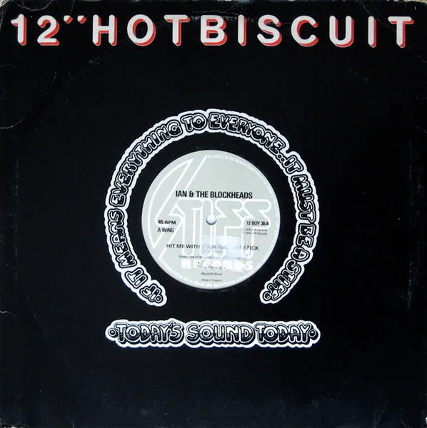 Ian Dury Blockheads Hit Me With Rhythm Stick 12" vinyl