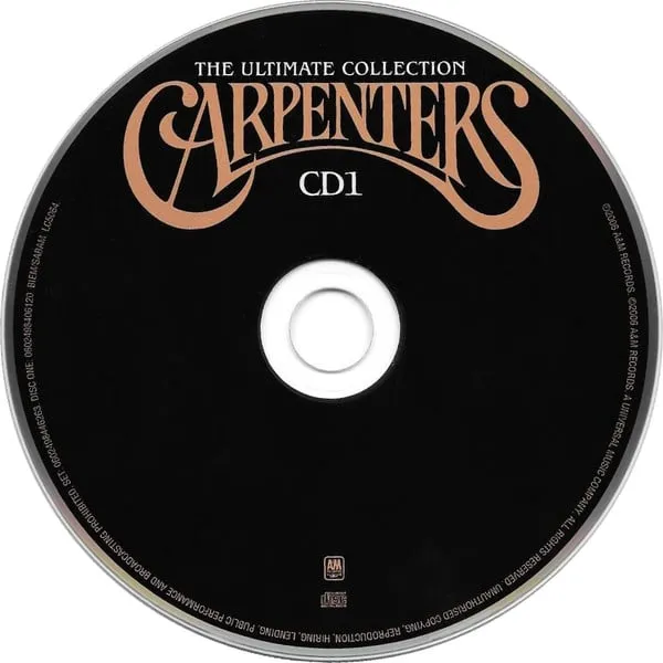 Carpenters The Ultimate Collection 2CD brukt samlealbum