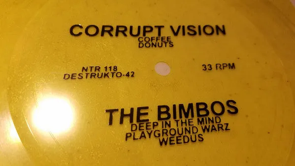Corrupt Vision Bimbos split flexi 7" 2020 ltd 500