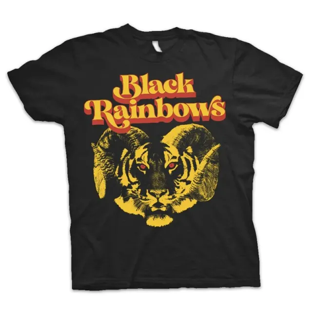 Heavy Psych Sounds Black Rainbows #19 t-skjorte svart