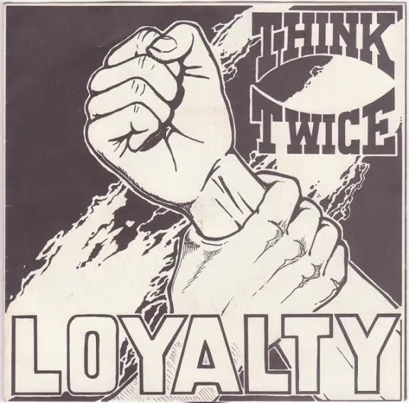 Think Twice Loyalty 7" EP brukt VG+ hardcore