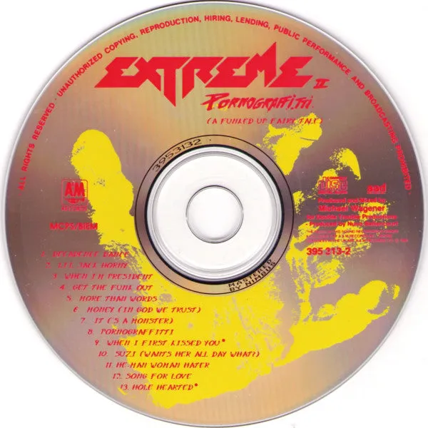 Extreme Extreme II Pornograffitti CD brukt album