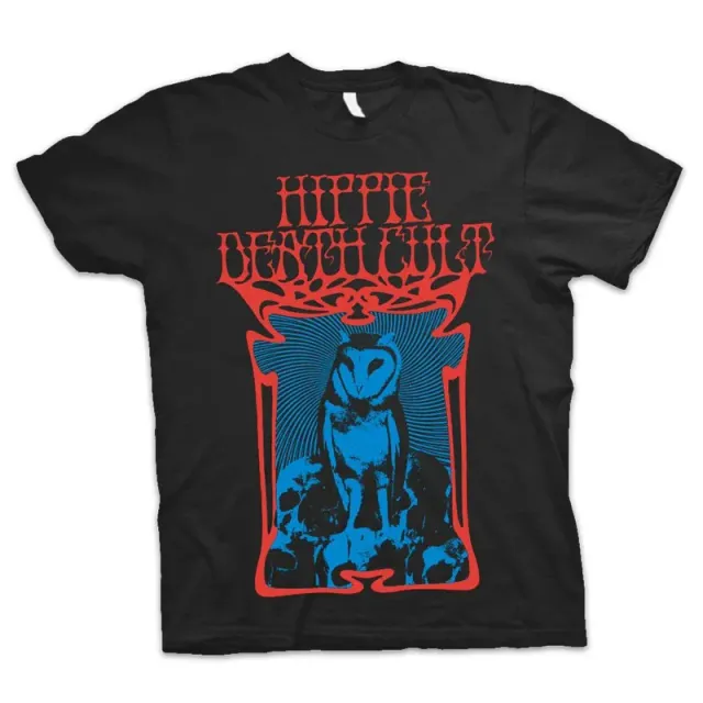 Heavy Psych Sounds Hippie Death Cult #01 t-skjorte svart